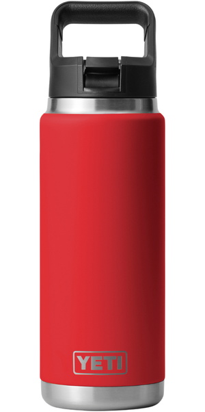 2026 YETI Rambler® 26 OZ Botella Con Pajita 70000003438 - Rescue Rojo